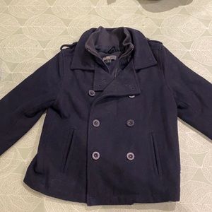 Kids Roots Wool Pea Coat